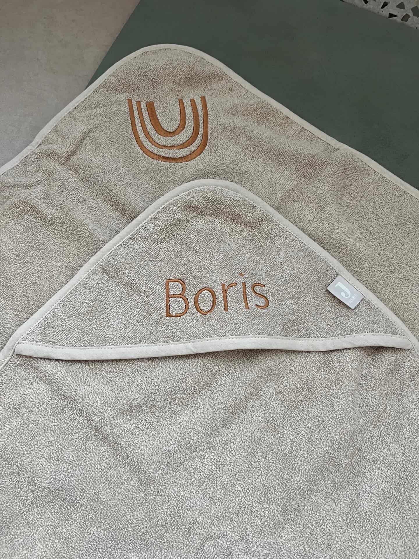 Gepersonaliseerde badcape- merk: Jollein