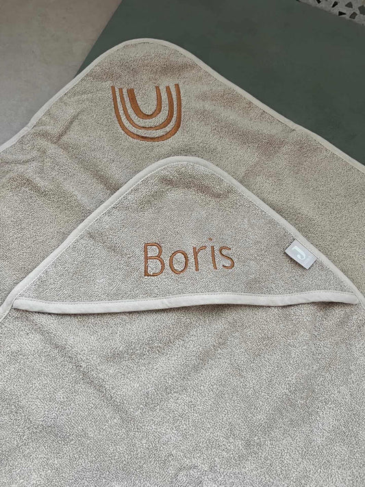 Gepersonaliseerde badcape- merk: Jollein