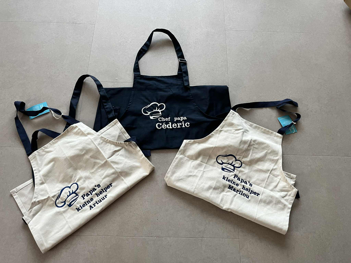 Gepersonaliseerd kinder keukenschort