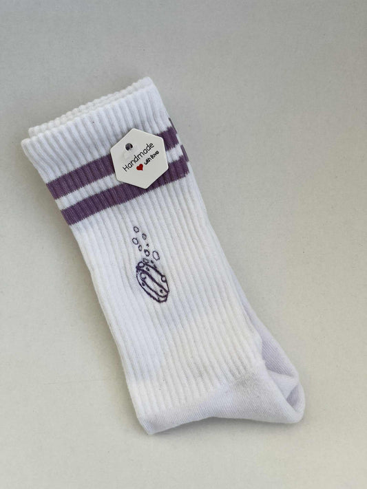 Gepersonaliseerde tennis sokken met tekst of tekening