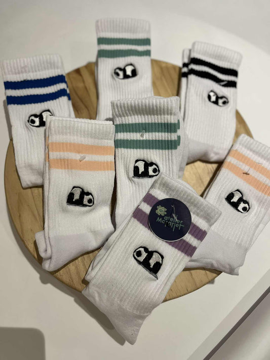 Gepersonaliseerde tennis sokken met tekst of tekening