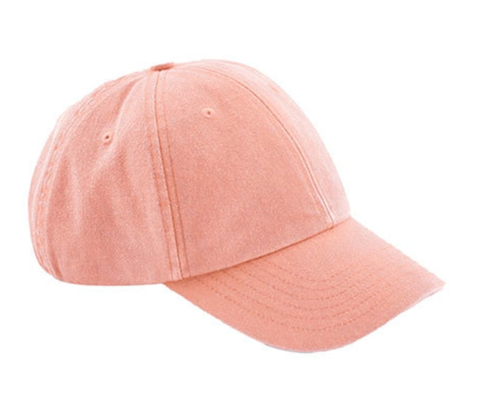 Gepersonaliseerde vintage pet met geborduurde tekst