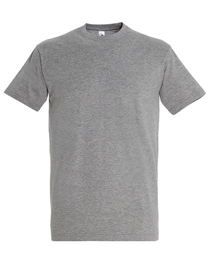 Gepersonaliseerd unisex T-shirt met borduurwerk op linker borst