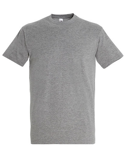 Gepersonaliseerd unisex T-shirt met borduurwerk op linker borst