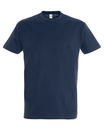 Gepersonaliseerd unisex T-shirt met borduurwerk op linker borst