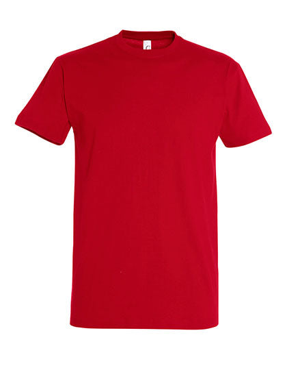 Gepersonaliseerd unisex T-shirt met borduurwerk op linker borst