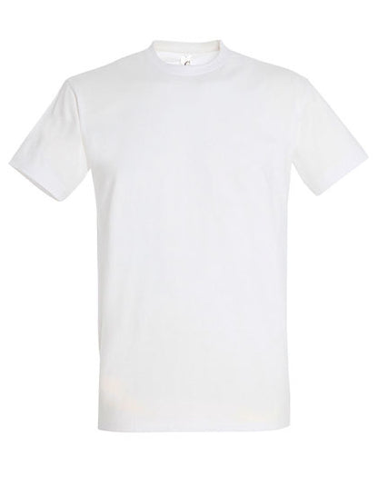 Gepersonaliseerd unisex T-shirt met borduurwerk op linker borst